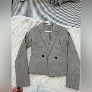 Windsor Black and White Checkered Blazer